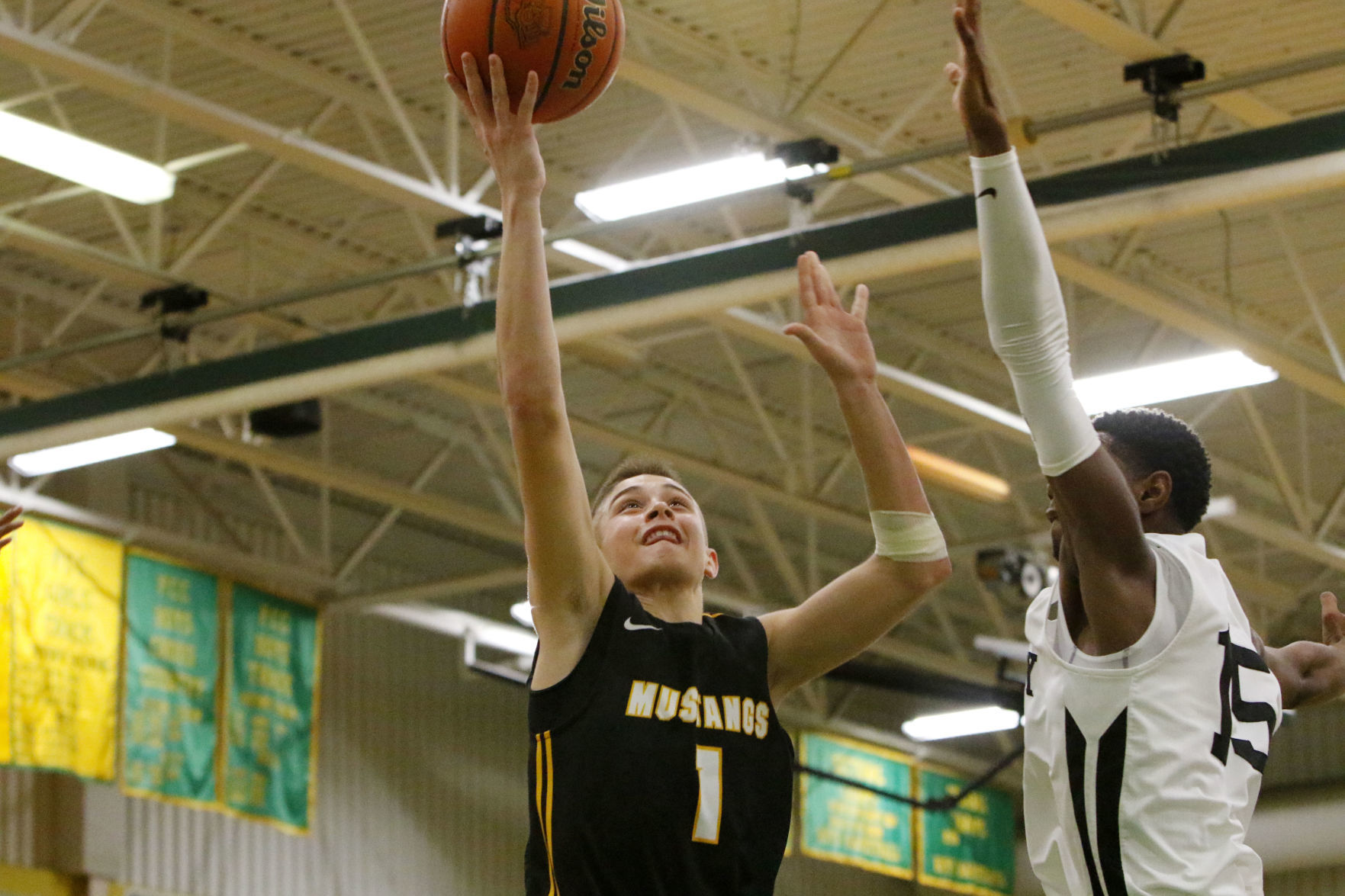 Boys basketball Class A sectional final - Kouts vs. 21st Century
